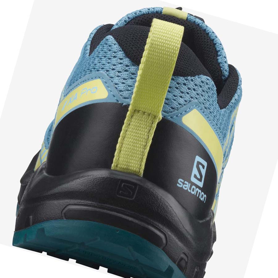 Salomon XA PRO V8 Trail Futócipő Gyerek Kék | HU 3594TCE